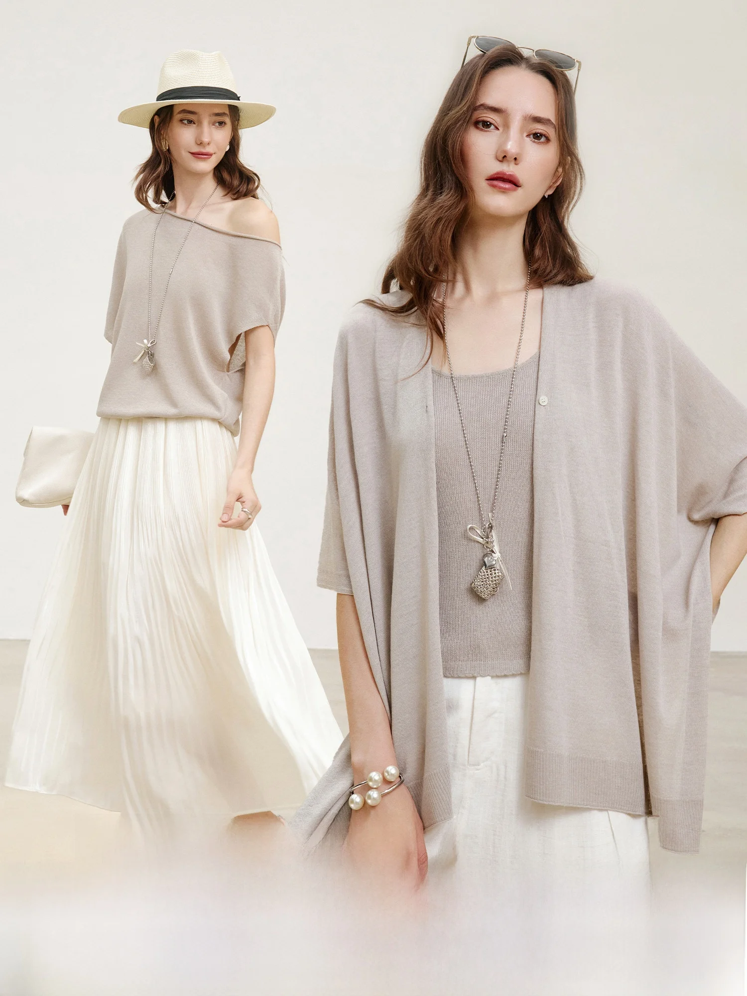 Breathable Knitted Series Pumpkin Valley Lightweight Linen Blend Casual Sle Thin Knitwear Cardigan Vest Set for Women
Breathable Knitted Series Pumpkin Valley Lightweight Linen Blend Casual Sle Thin Knitwear Cardigan Vest Set for Women