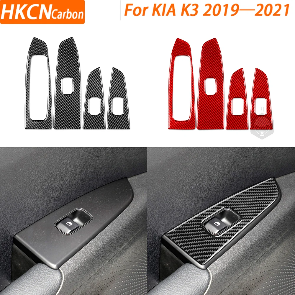 For KIA K3 2019—2021 Car Accessories Real Carbon Fiber Window Control Lifting Switch Panel Interior Cover Trim Modified Sticker
For KIA K3 2019—2021 Car Accessories Real Carbon Fiber Window Control Lifting Switch Panel Interior Cover Trim Modified Sticker