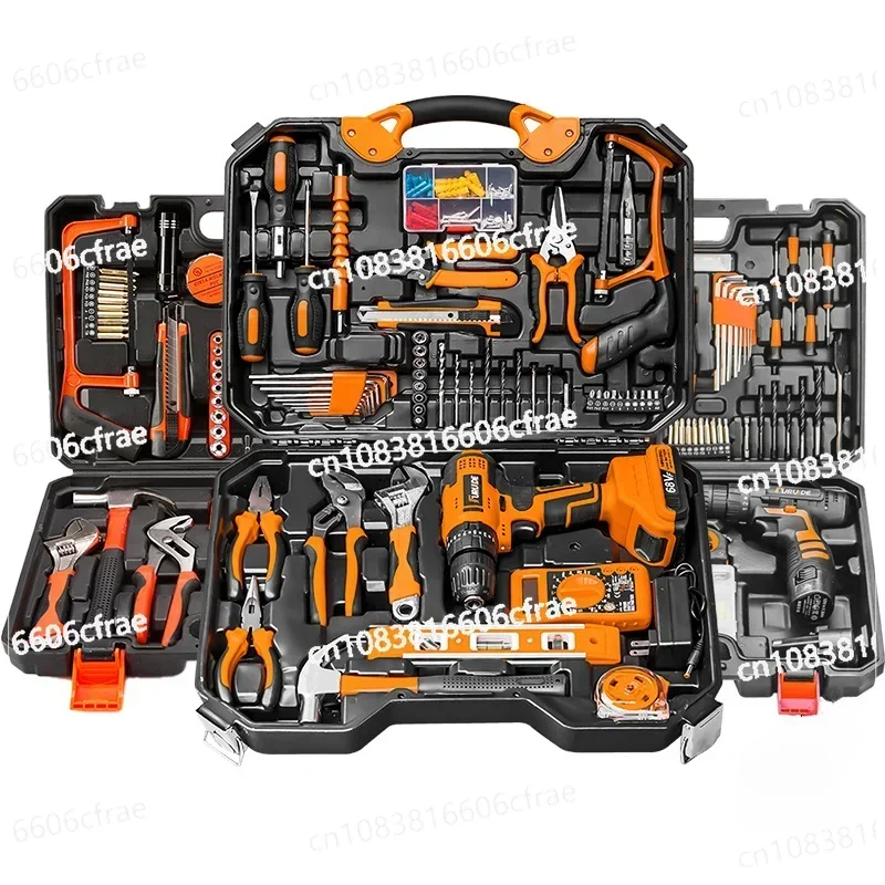 Multifunctional Household Hardware Tool Set, Electrician Woodworking Set Combination Maintenance Portable Toolbox
Multifunctional Household Hardware Tool Set, Electrician Woodworking Set Combination Maintenance Portable Toolbox