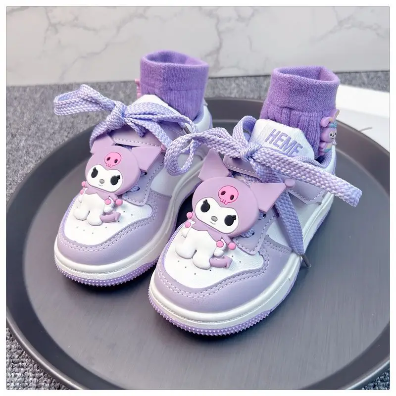 Kuromi Anime Kawaii Sanrio Children Sports Shoes Spring Autumn Cute Cartoon All Match Board Sneakers Ins Gifts for Kids
Kuromi Anime Kawaii Sanrio Children Sports Shoes Spring Autumn Cute Cartoon All Match Board Sneakers Ins Gifts for Kids