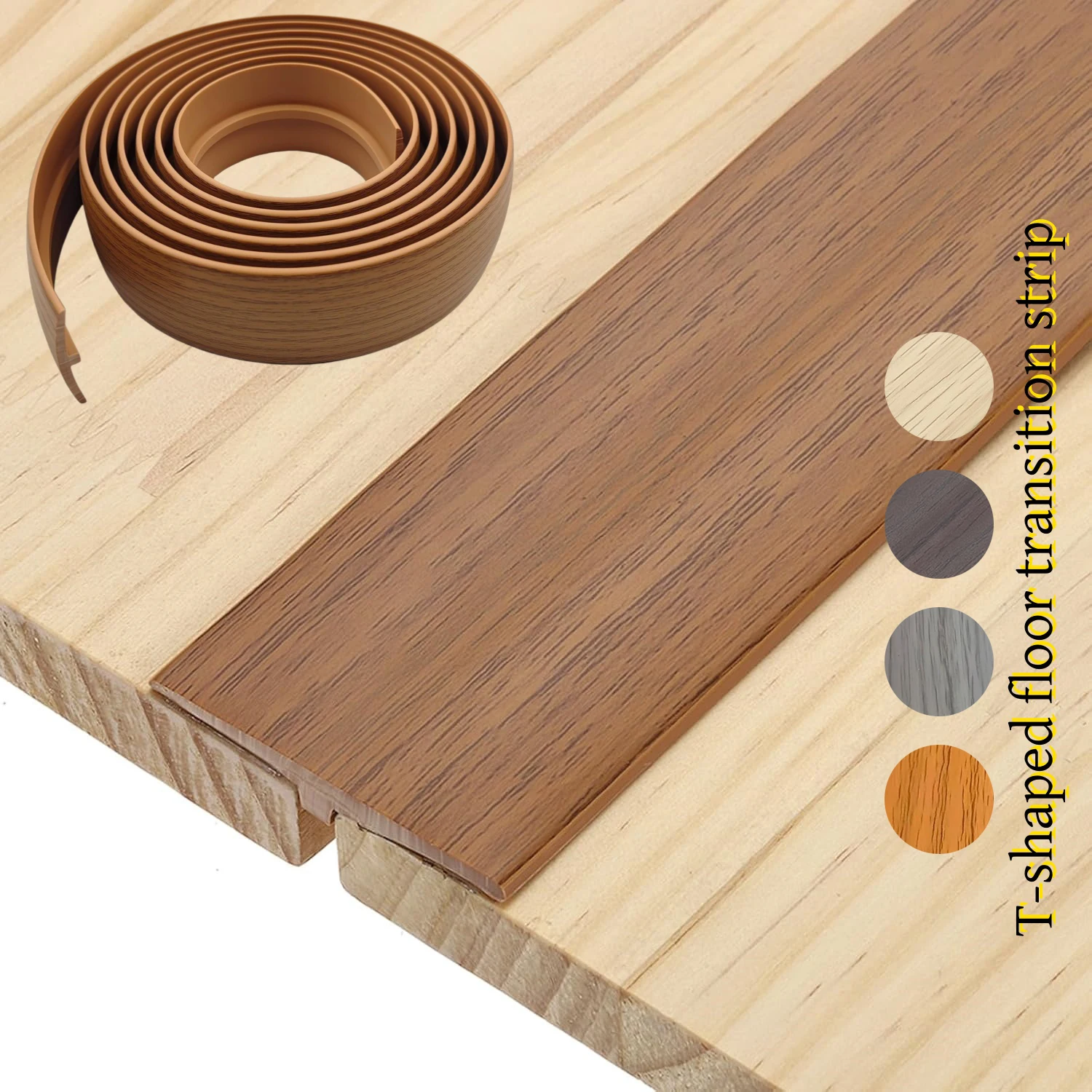 1pc 1m Carpet To Tile Floor Transition Strip Self Adhesive T-Molding Threshold Cover Household Wood Grain Divider Strip Doorway
1pc 1m Carpet To Tile Floor Transition Strip Self Adhesive T-Molding Threshold Cover Household Wood Grain Divider Strip Doorway