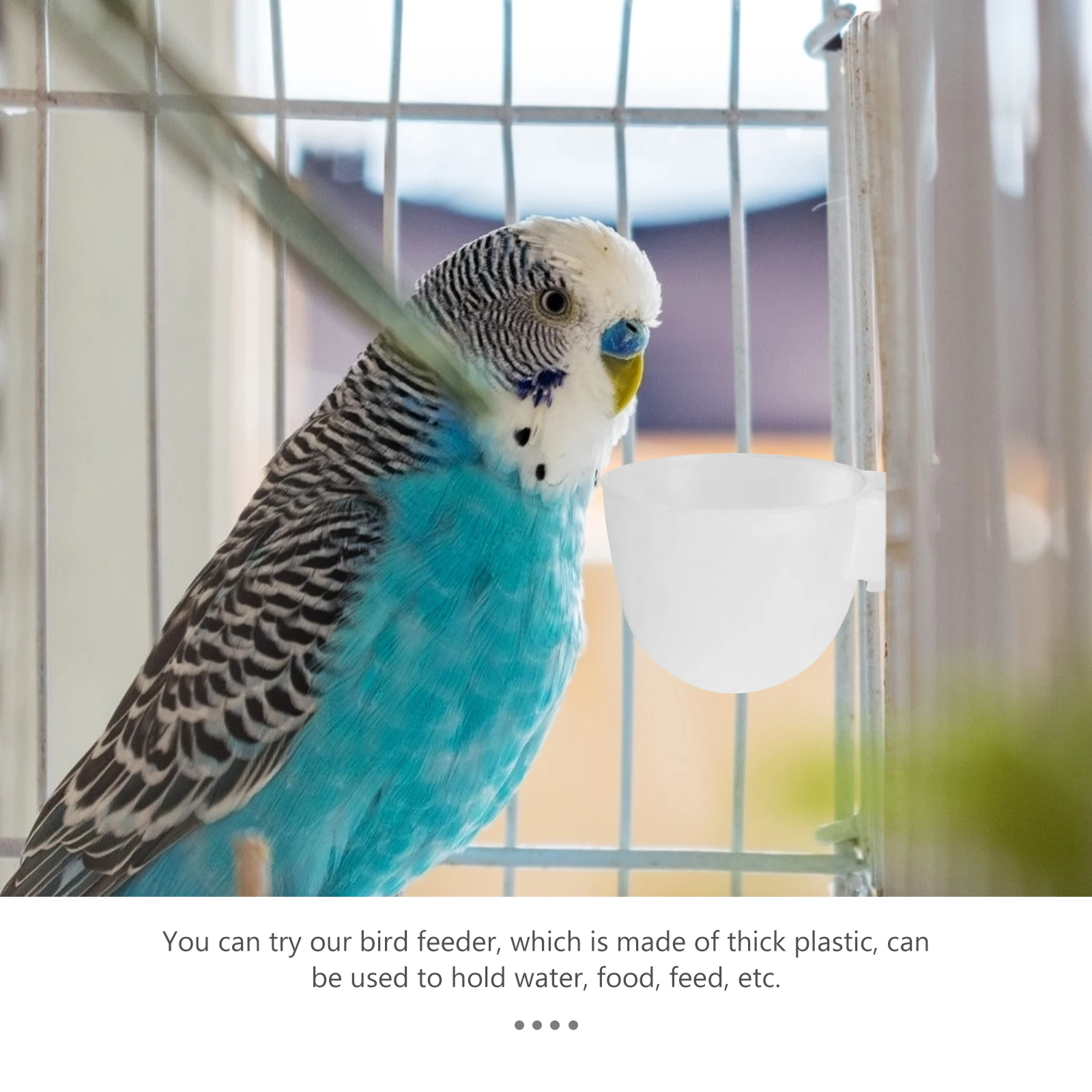 20 Pcs Thickened Plastic Bird Feeder Durable Lightweight Cage Bowl Waterer Food Container Poultry Drinking Bowls
20 Pcs Thickened Plastic Bird Feeder Durable Lightweight Cage Bowl Waterer Food Container Poultry Drinking Bowls