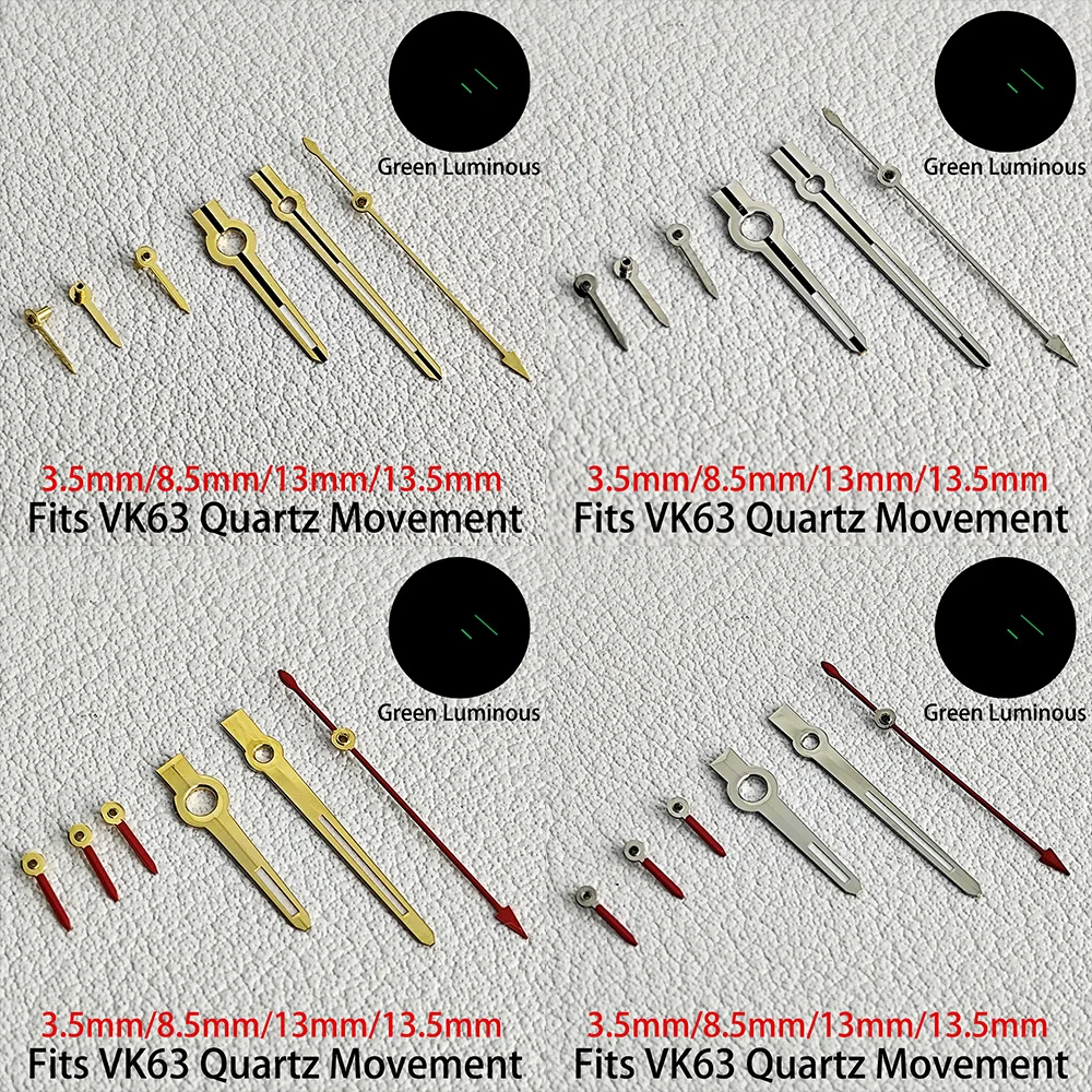 Luminous Rainbow Hands for VK63 Hands Watch 8.5*13*13.5mm Chronograph Movement Replacement Parts Watch Accessories
Luminous Rainbow Hands for VK63 Hands Watch 8.5*13*13.5mm Chronograph Movement Replacement Parts Watch Accessories