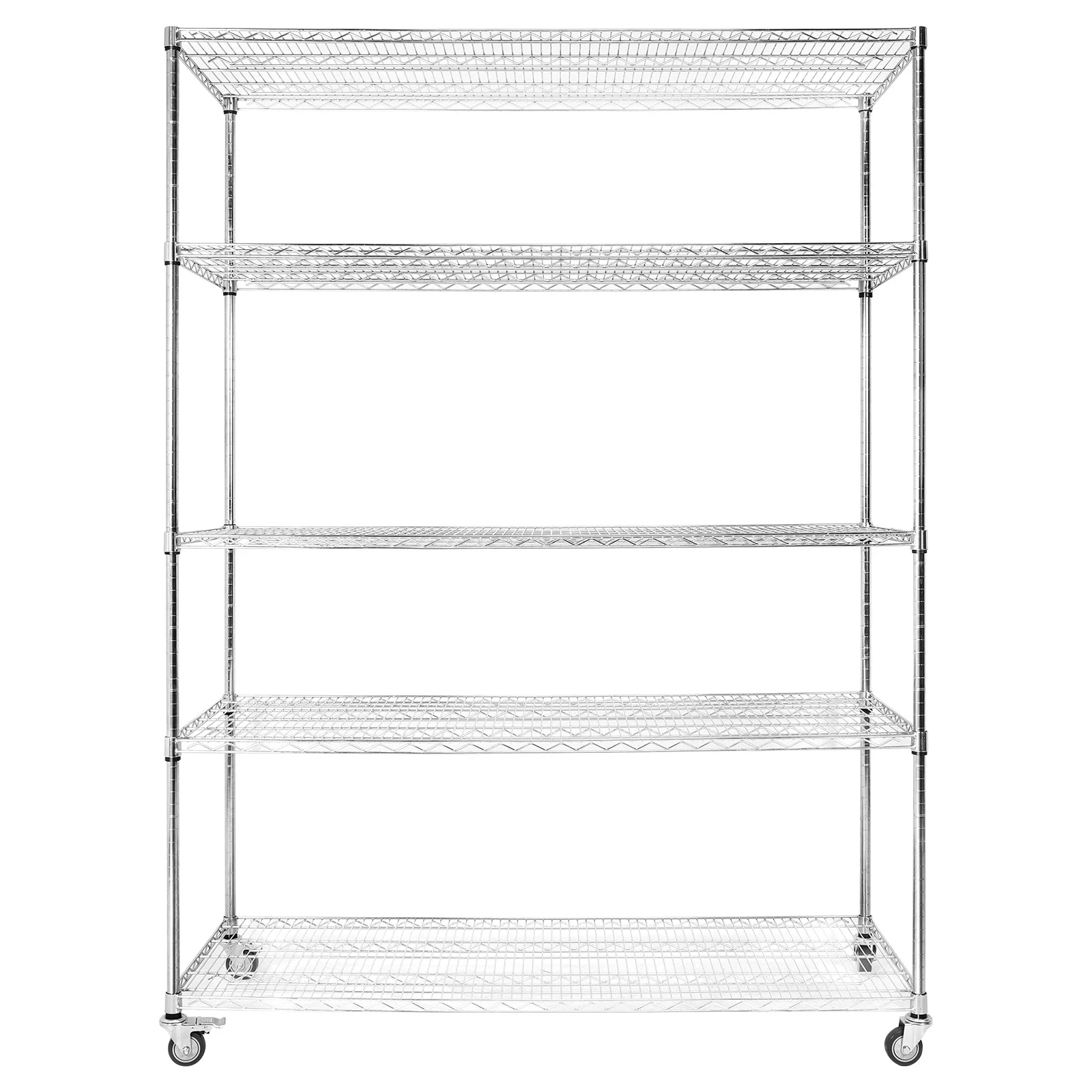 5 Tier Metal Shelving Units with Wheels & Shelf Liner 1518x609x2000mm 7500lbs Capacity for Kitchen Bathroom Pantry Basement
5 Tier Metal Shelving Units with Wheels & Shelf Liner 1518x609x2000mm 7500lbs Capacity for Kitchen Bathroom Pantry Basement