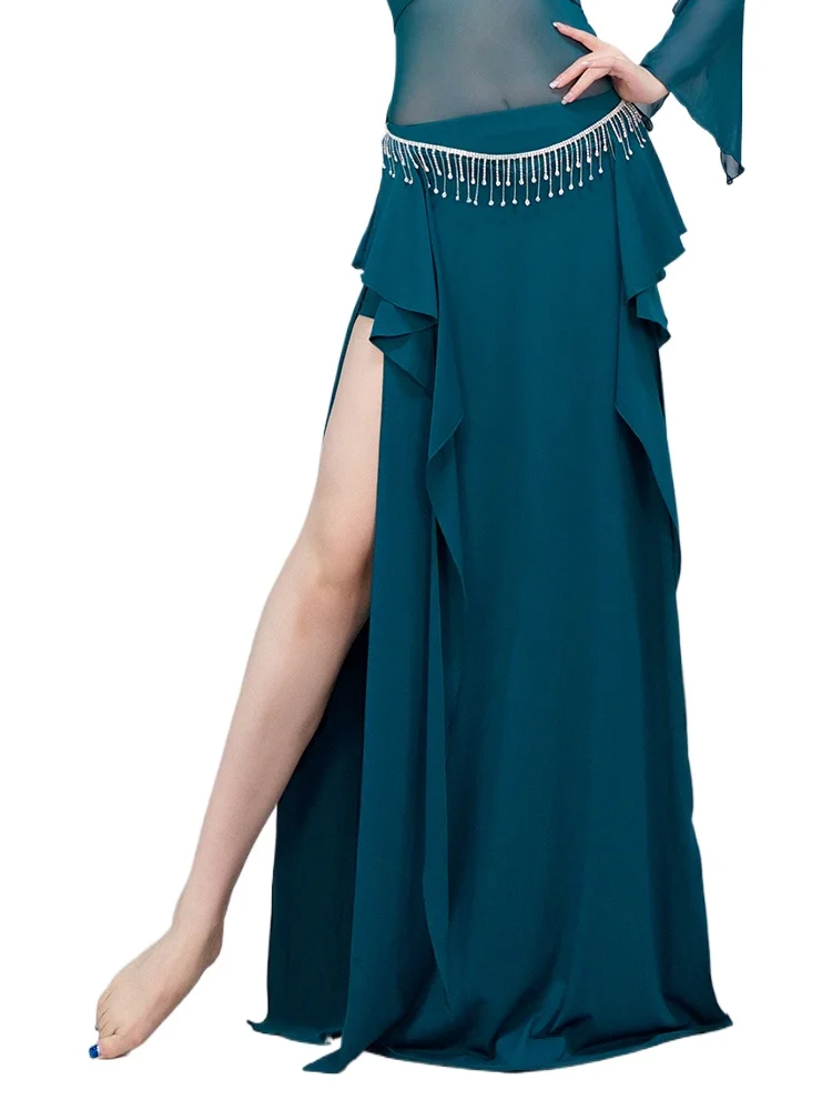 2025 Girl Belly Dance Costume Half-length Skirt Oriental Dance Sexy Double Split Slim Long Skirt
2025 Girl Belly Dance Costume Half-length Skirt Oriental Dance Sexy Double Split Slim Long Skirt