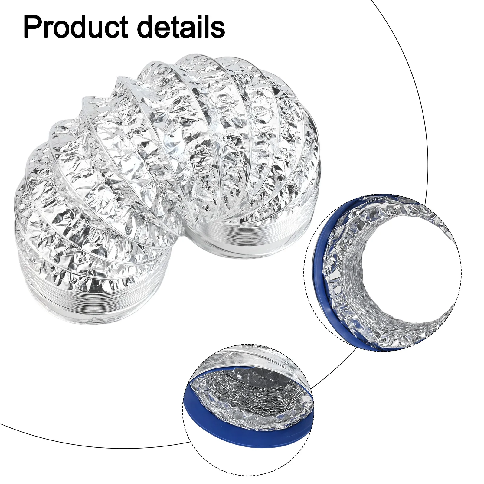 Встроенный алюминиевый воздуховод, армированный стальной проволокой для эффективной циркуляции воздуха в разных настроях и состоянии
Встроенный алюминиевый воздуховод, армированный стальной проволокой для эффективной циркуляции воздуха в разных настроях и состоянии