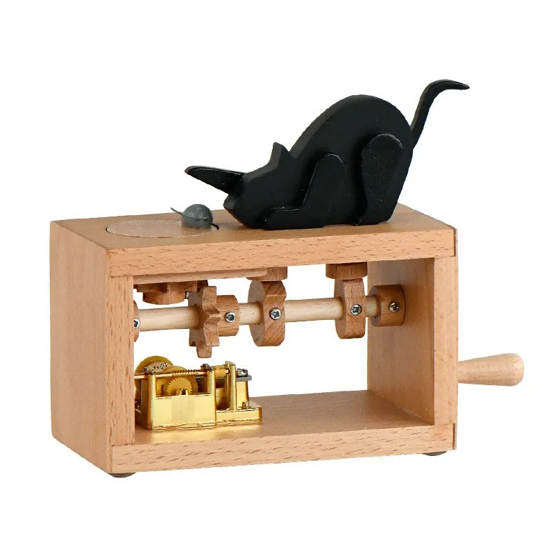 Hand Cartoon Animal Wooden Music Box Creative Crafts Furniture Ornaments Holiday Birthday Gift Exquisite Desktop Ornaments
Hand Cartoon Animal Wooden Music Box Creative Crafts Furniture Ornaments Holiday Birthday Gift Exquisite Desktop Ornaments