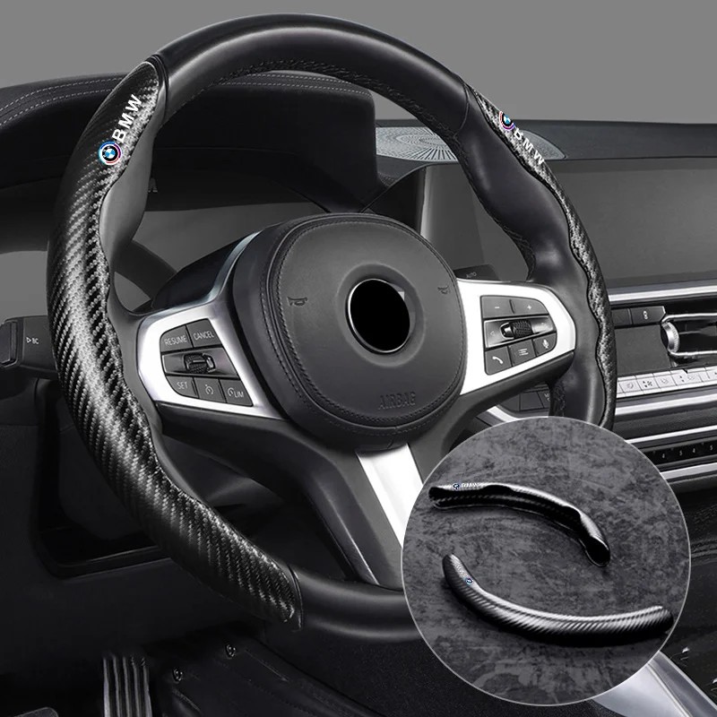 For BMW 50th Anniversary 3 5 7 series E83 F16 E70 Carbon Fiber Auto Steering Wheel Ultra-thin Non-slip Round Breathable Cover
For BMW 50th Anniversary 3 5 7 series E83 F16 E70 Carbon Fiber Auto Steering Wheel Ultra-thin Non-slip Round Breathable Cover