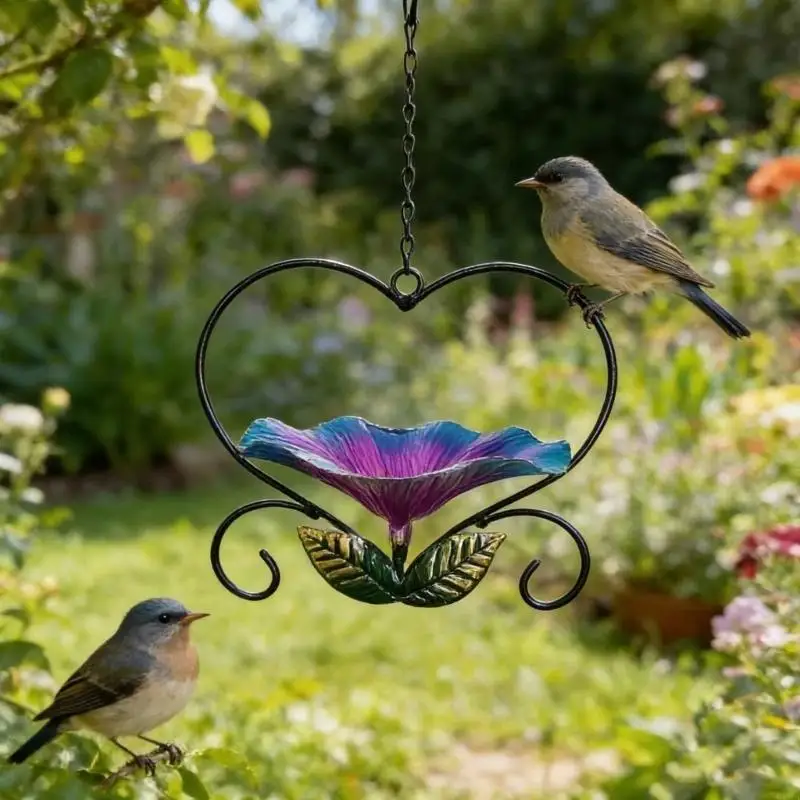 Unique Heart Iron Bird Feeders Heavy Type Bird Feeding Dish For Outdoor Use Attracts Multiple Bird Species 87HA
Unique Heart Iron Bird Feeders Heavy Type Bird Feeding Dish For Outdoor Use Attracts Multiple Bird Species 87HA