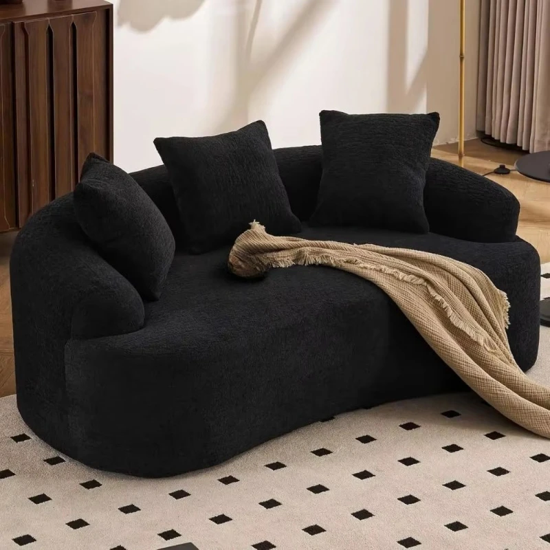 Small size package, modern curved velvet combination sofa set, suitable for hotel villa apartments
Small size package, modern curved velvet combination sofa set, suitable for hotel villa apartments