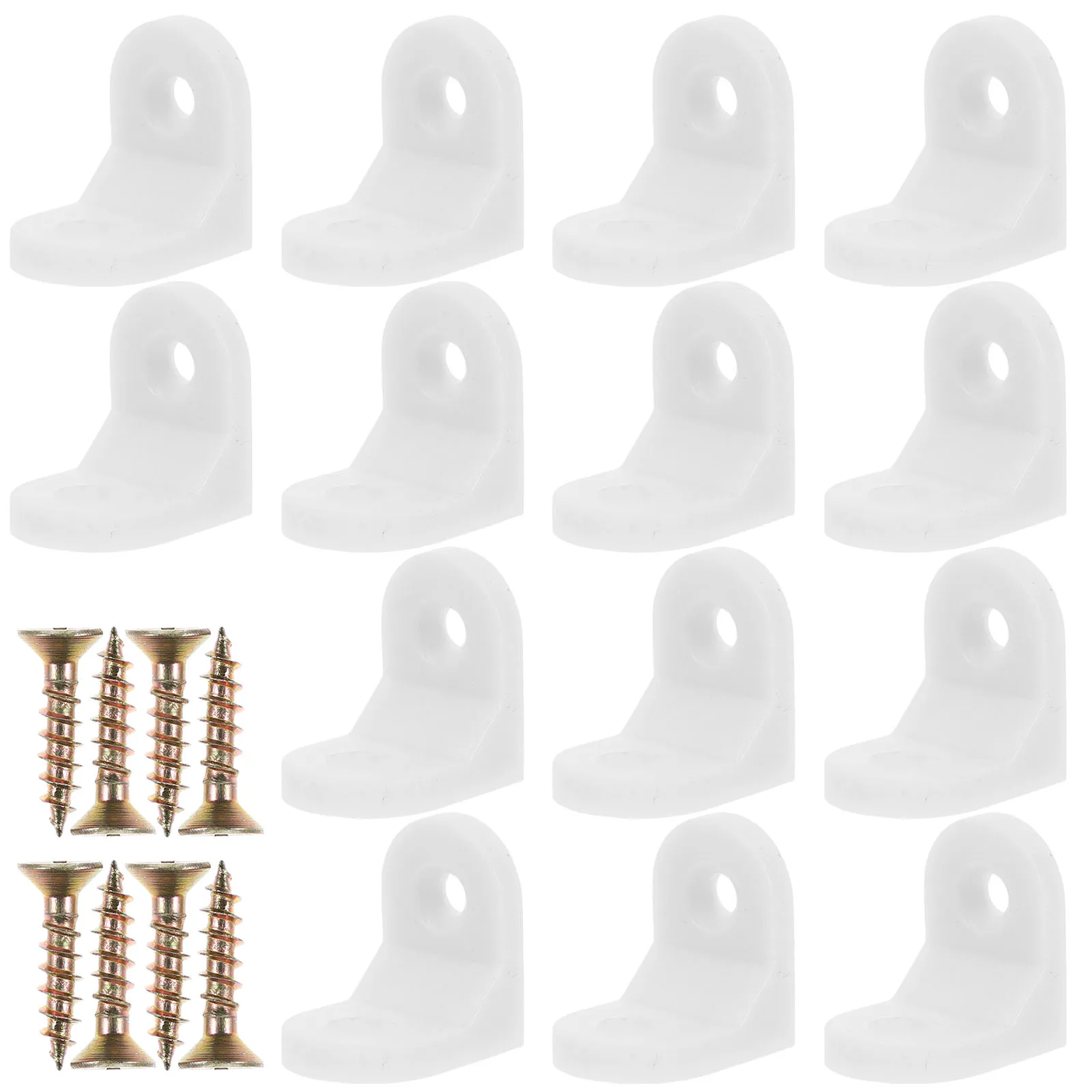 1 set Cabinet Angle Brackets Durable Plastic L Shaped Connectors for Wood Furniture Triangle Shelf Bracket Corner Desk Mounting
1 set Cabinet Angle Brackets Durable Plastic L Shaped Connectors for Wood Furniture Triangle Shelf Bracket Corner Desk Mounting