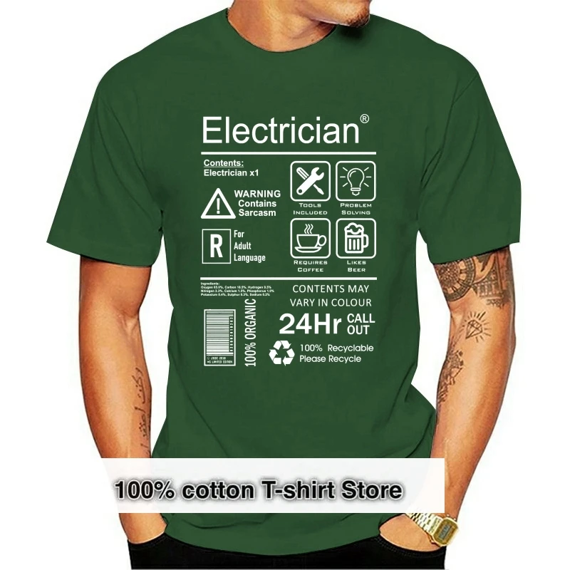 Funny Electrician Package Care Instructions Mens T-Shirt Top Electrical Engineer 2019 Summer Men O-Neck Tee Shirt 3D Print Tee
Funny Electrician Package Care Instructions Mens T-Shirt Top Electrical Engineer 2019 Summer Men O-Neck Tee Shirt 3D Print Tee
