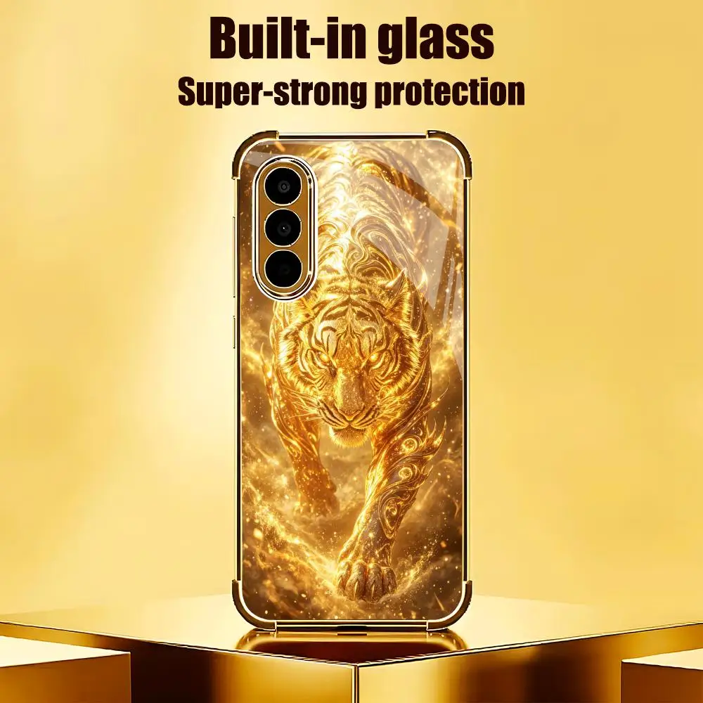 Exquisite Luxury Golden Tiger fashion phone cases s26 ultra case 폰케이스 glass for Samsung Galaxy S26 S25 S24 S23 S22 FE,Ultra,Plus
Exquisite Luxury Golden Tiger fashion phone cases s26 ultra case 폰케이스 glass for Samsung Galaxy S26 S25 S24 S23 S22 FE,Ultra,Plus
