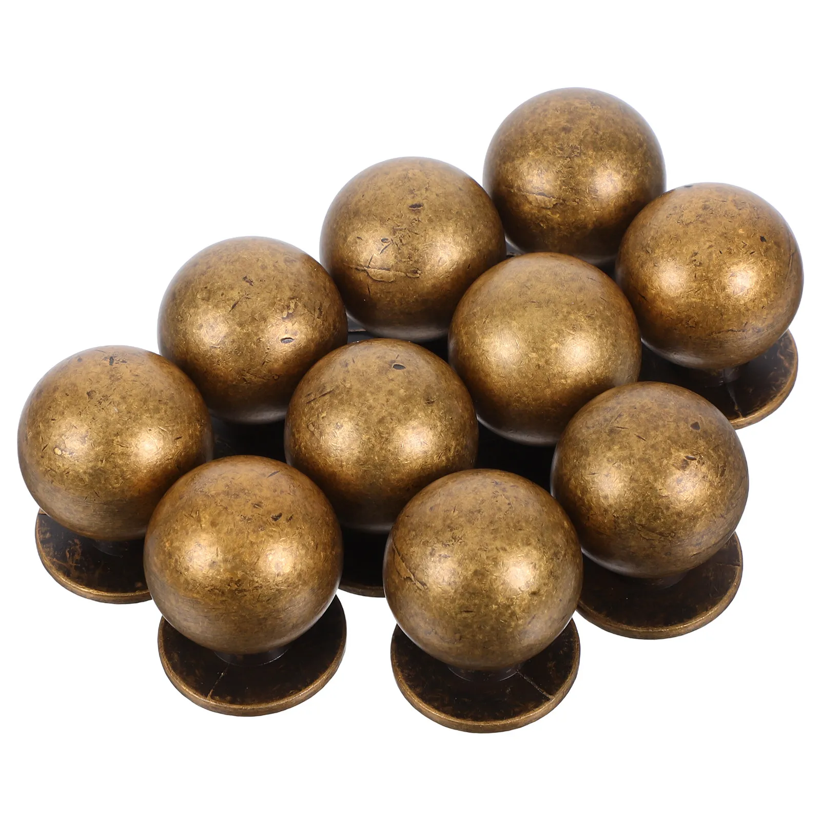 10Pcs Vintage Kitchen Cabinet Knobs Zinc Alloy Ball Shape Retro Round Furniture Handles Drawer Pulls for Cupboard
10Pcs Vintage Kitchen Cabinet Knobs Zinc Alloy Ball Shape Retro Round Furniture Handles Drawer Pulls for Cupboard