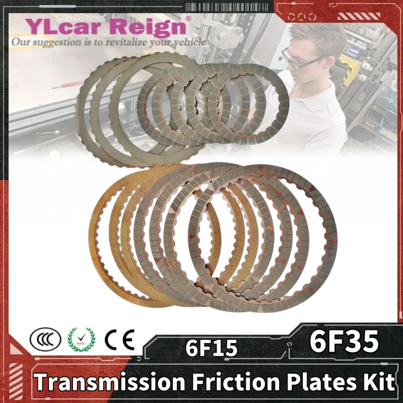 6F35 6F15 Automatic Transmission Friction Plates Pack Clutch Rebuild Repair kit For Ford Mondeo Escape Car Gearbox Accessories
6F35 6F15 Automatic Transmission Friction Plates Pack Clutch Rebuild Repair kit For Ford Mondeo Escape Car Gearbox Accessories