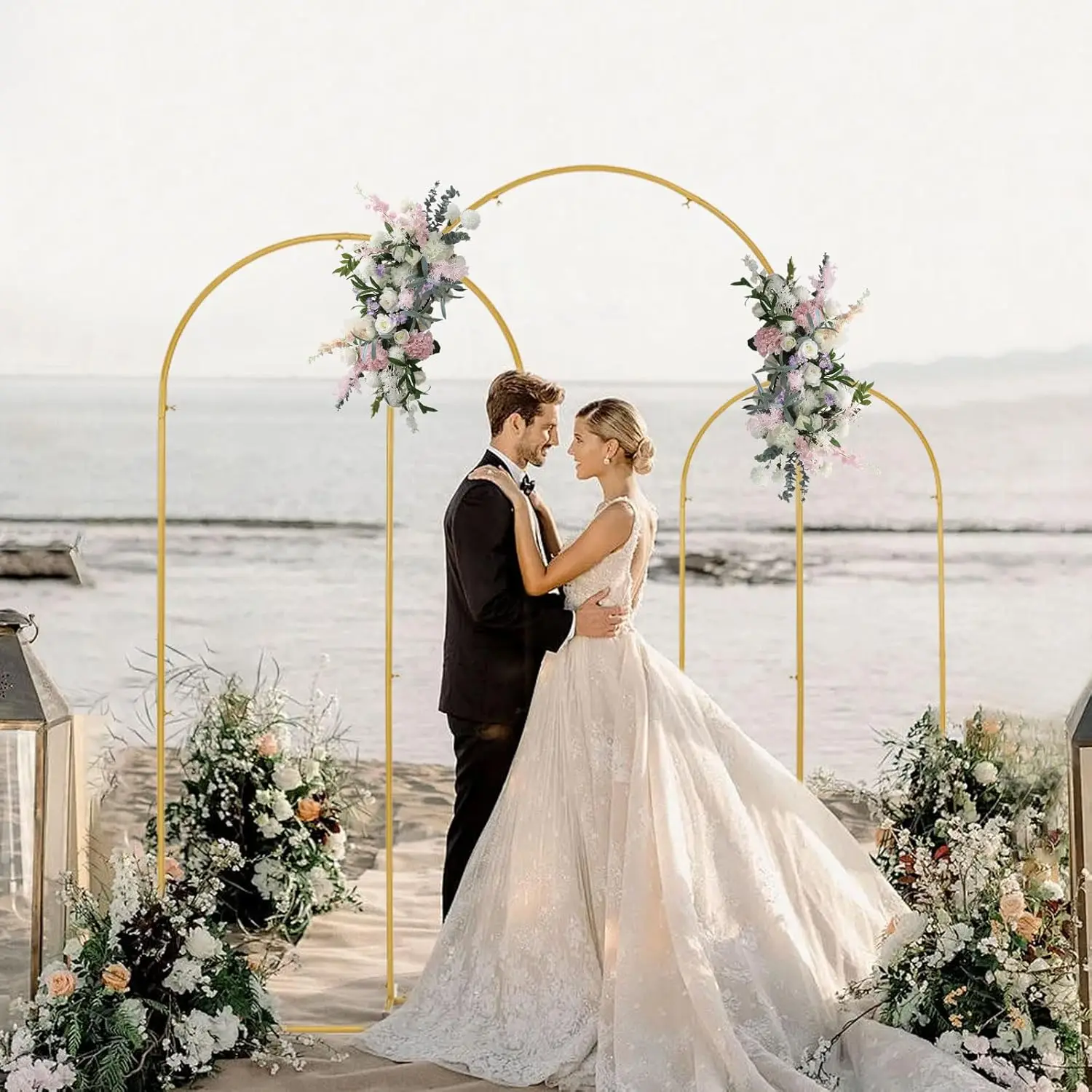 Свадебная арка, комплект из 3 металлических арок для декора (2.2м, 2м, 1.8м), фон для свадеб, вечеринок, украшения помещений
Свадебная арка, комплект из 3 металлических арок для декора (2.2м, 2м, 1.8м), фон для свадеб, вечеринок, украшения помещений