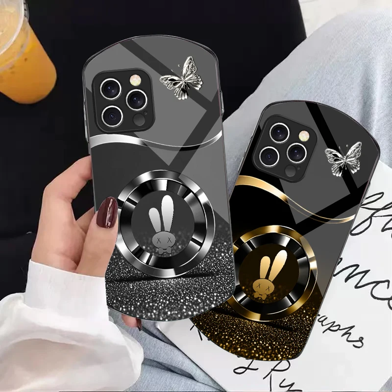 Circle Butterfly Rabbit For iPhone 16 15 14 13 Plus 12 mini 11 Pro Max XR Xs X 7 8 6 6S Elliptical Tempered Glass Phone Case
Circle Butterfly Rabbit For iPhone 16 15 14 13 Plus 12 mini 11 Pro Max XR Xs X 7 8 6 6S Elliptical Tempered Glass Phone Case