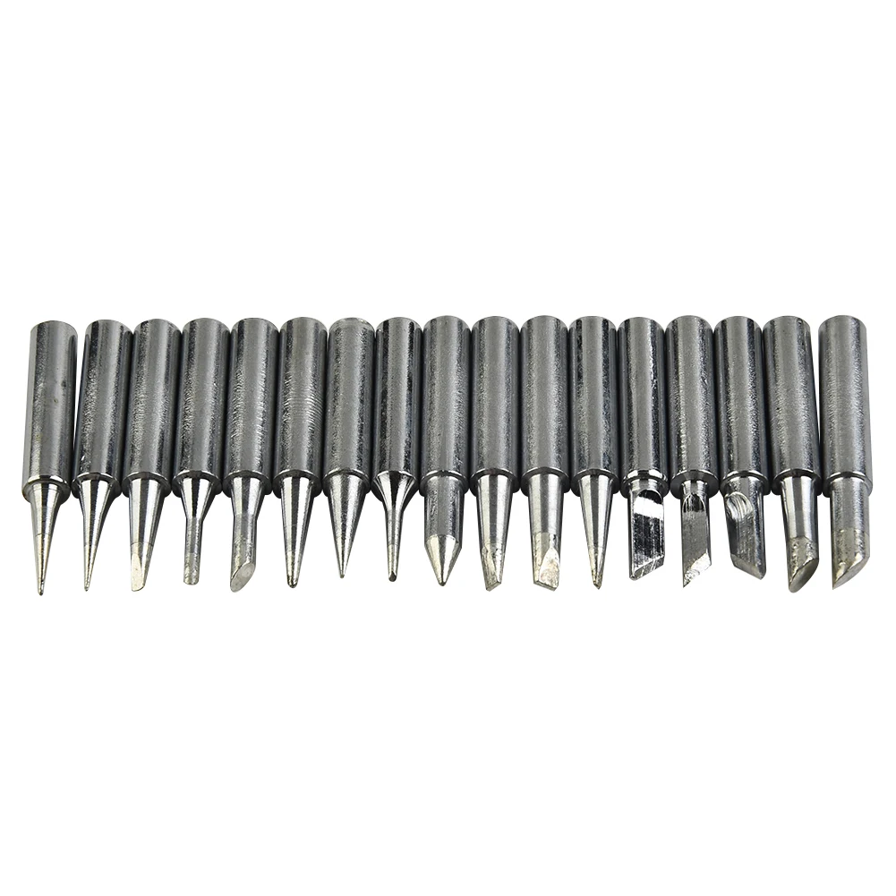 Lead-Free Solder Iron Tip Soldering Iron Tip Soldering Station 17Pcs 4.1mm/0.16inch 6.5mm/0.26inch 900M-T Copper Alloy
Lead-Free Solder Iron Tip Soldering Iron Tip Soldering Station 17Pcs 4.1mm/0.16inch 6.5mm/0.26inch 900M-T Copper Alloy