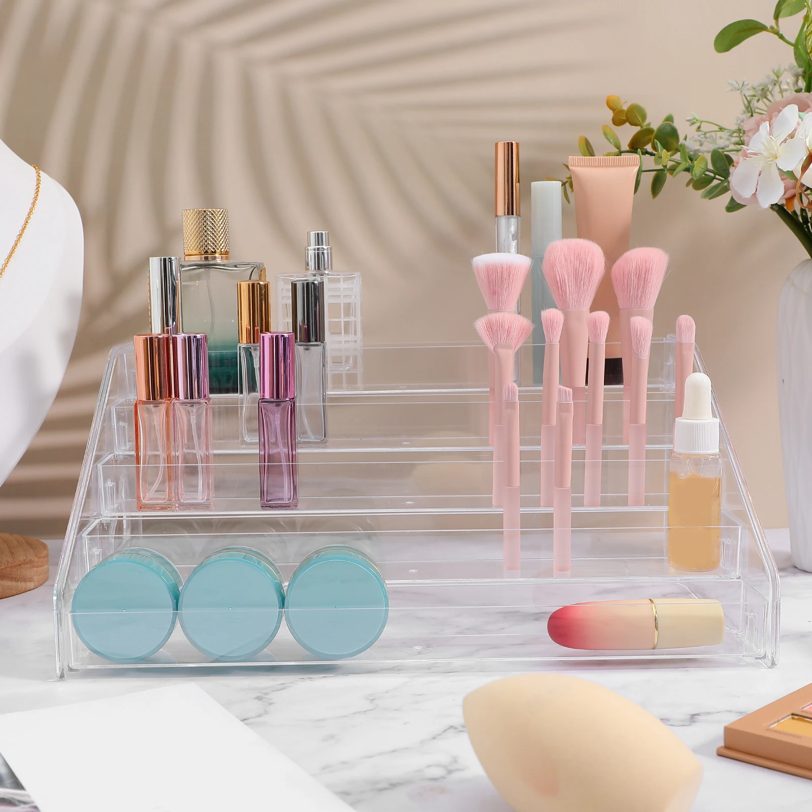 Display St Acrylic Perfume ganizer Large Capacity Multi Layer Nail Polish Rack Eyeshadow Palette Holder Sturdy Smooth
Display St Acrylic Perfume ganizer Large Capacity Multi Layer Nail Polish Rack Eyeshadow Palette Holder Sturdy Smooth