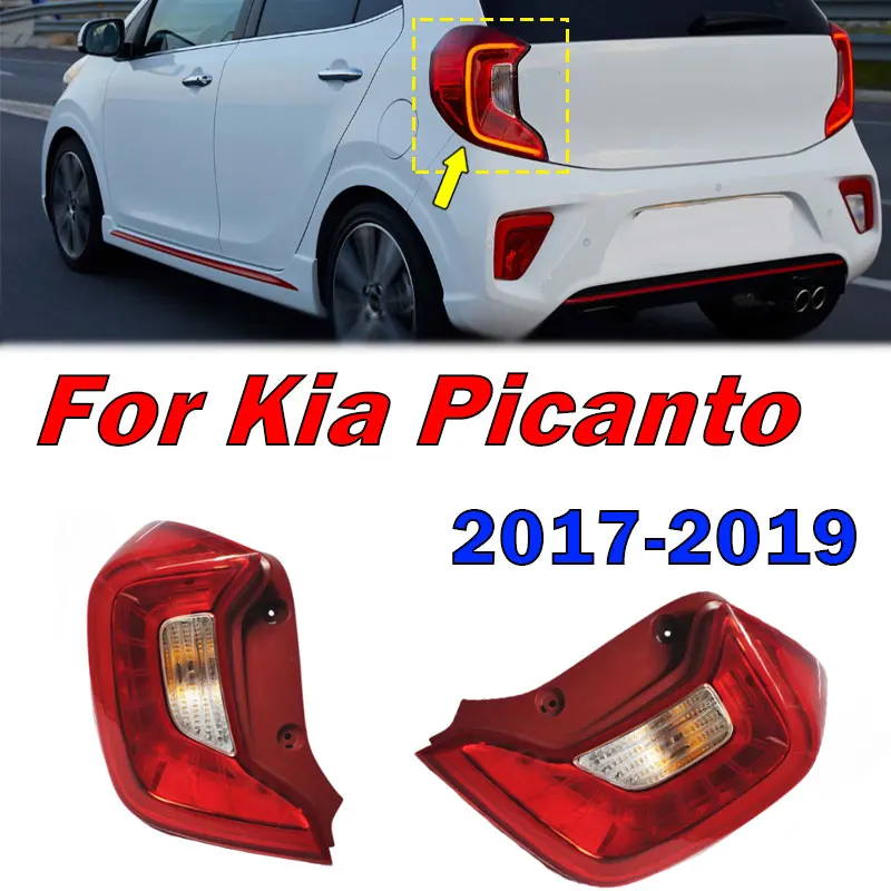 Для KIA Picanto 2017 2018 2019, задние стоп-сигналы, стоп-сигналы, сигнальная лампа, автомобильный светильник в сборе 92401-G6300 92402-G6300
Для KIA Picanto 2017 2018 2019, задние стоп-сигналы, стоп-сигналы, сигнальная лампа, автомобильный светильник в сборе 92401-G6300 92402-G6300