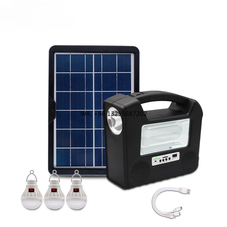 Portable Outdoor Solar Lighting System Small Home Solar Panel Power Energy System for Garden Landscape Road Application
Portable Outdoor Solar Lighting System Small Home Solar Panel Power Energy System for Garden Landscape Road Application