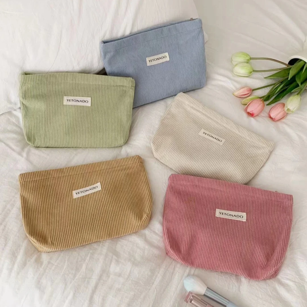 Makeup Storage Bag Travel Cosmetic Bag Corduroy Makeup Bag Corduroy Portable Makeup Organizer For Dormitory Work Gift
Makeup Storage Bag Travel Cosmetic Bag Corduroy Makeup Bag Corduroy Portable Makeup Organizer For Dormitory Work Gift