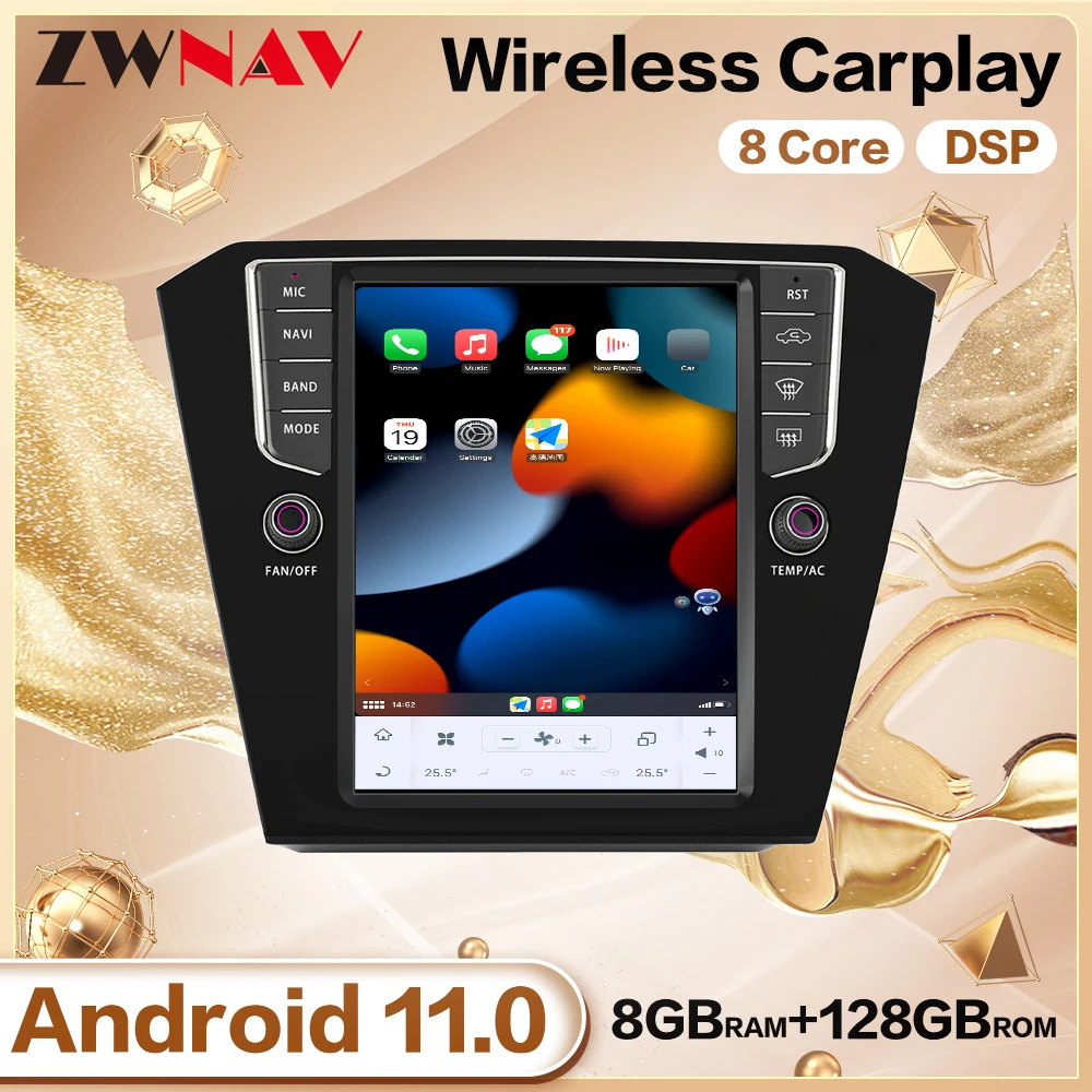 For VW Volkswagen Magotan 2013-2017 Vertical screen Carplay Android Automotive 2 Din Multimedia Auto GPS Audio Stereo DSP
For VW Volkswagen Magotan 2013-2017 Vertical screen Carplay Android Automotive 2 Din Multimedia Auto GPS Audio Stereo DSP