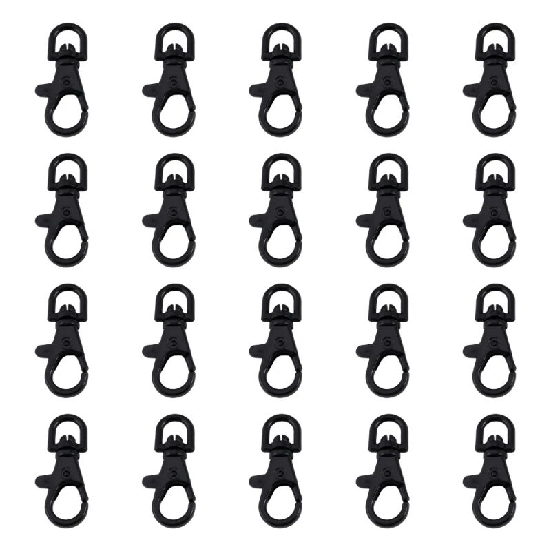 H7EB Pack of 20 Colorful Plastic Lobster Clasps Keychain Accessories Plastic Texture for Jewelry Making and Craft Projects
H7EB Pack of 20 Colorful Plastic Lobster Clasps Keychain Accessories Plastic Texture for Jewelry Making and Craft Projects