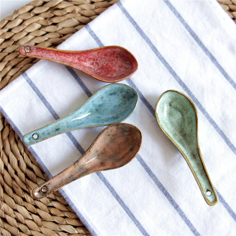Small Spoon Rice Small Soup Four-color Porcelain Into Japanese Tableware Ceramic Serving Set
Small Spoon Rice Small Soup Four-color Porcelain Into Japanese Tableware Ceramic Serving Set