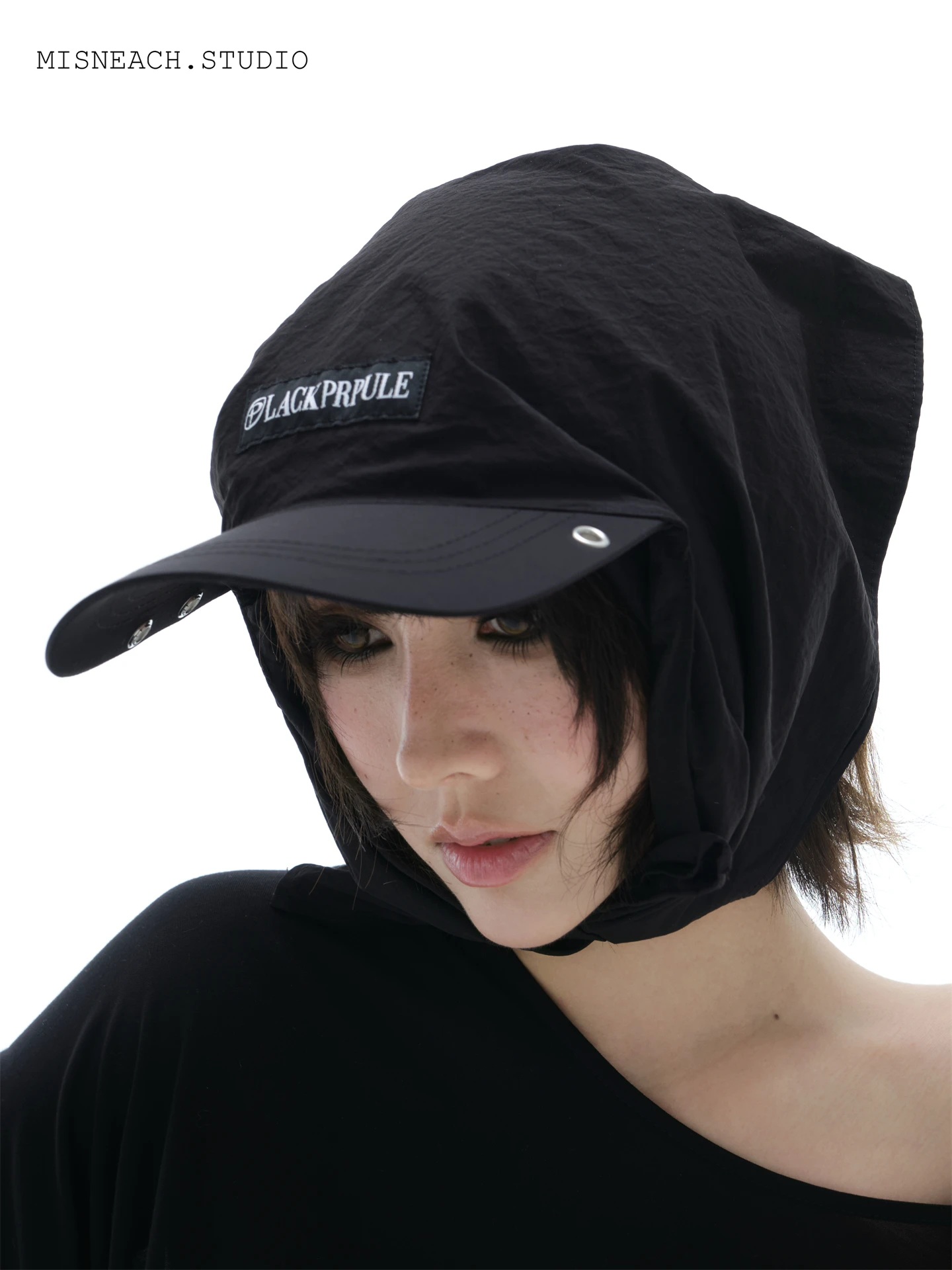 Couple's Style Black Letter Tie Baseball Cap Street Dance Decorative Headscarf Hat Duckbill Cap Women's Fashionable And Cool
Couple's Style Black Letter Tie Baseball Cap Street Dance Decorative Headscarf Hat Duckbill Cap Women's Fashionable And Cool