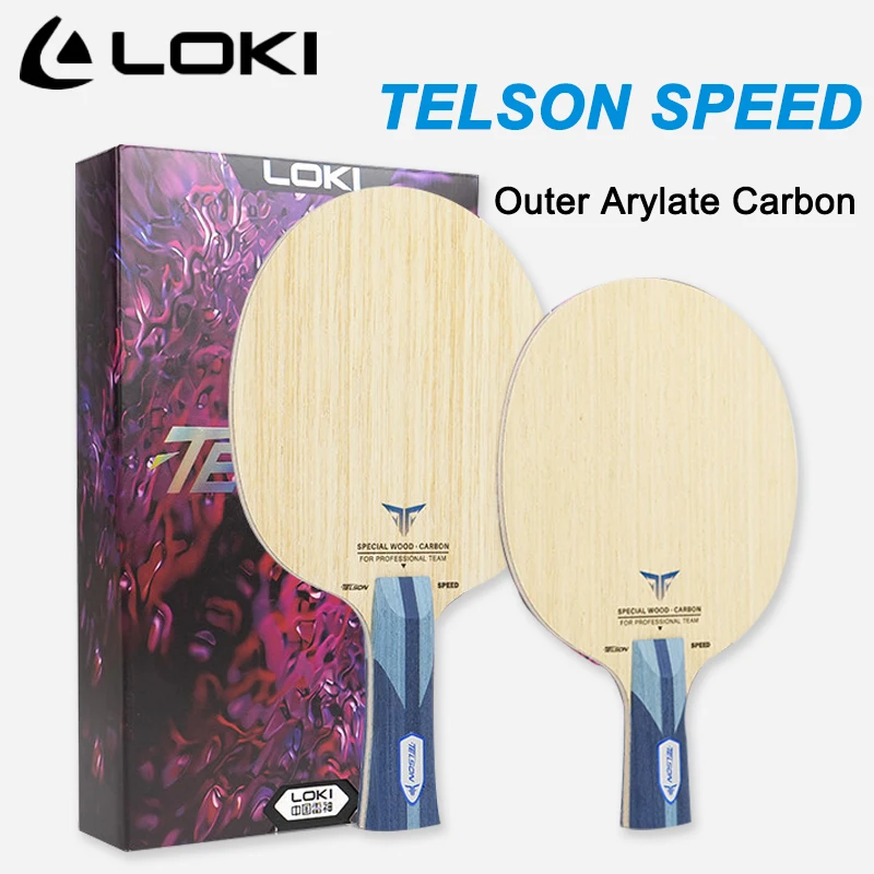 LOKI TELSON SPEED Table Tennis Blade Outer Arylate Carbon Ping Pong Paddle 7-Ply OFF+ Loop & Fast Attack Table Tennis Racket
LOKI TELSON SPEED Table Tennis Blade Outer Arylate Carbon Ping Pong Paddle 7-Ply OFF+ Loop & Fast Attack Table Tennis Racket