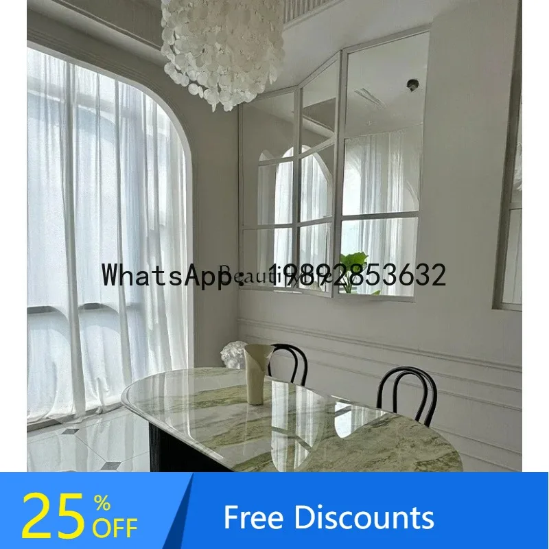 Imported Pure Natural Green Luxury Stone Dining Table French Cream Style Modern Nordic Minimalist
Imported Pure Natural Green Luxury Stone Dining Table French Cream Style Modern Nordic Minimalist