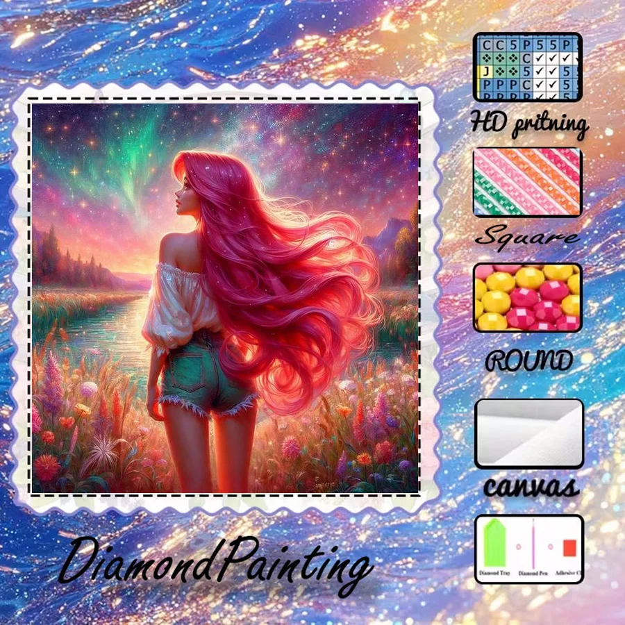 1 piece - Potdemiel-5D-DIY - Flocking cloth - Special drill - Diamond painting set - Girl back - Diamond art
1 piece - Potdemiel-5D-DIY - Flocking cloth - Special drill - Diamond painting set - Girl back - Diamond art