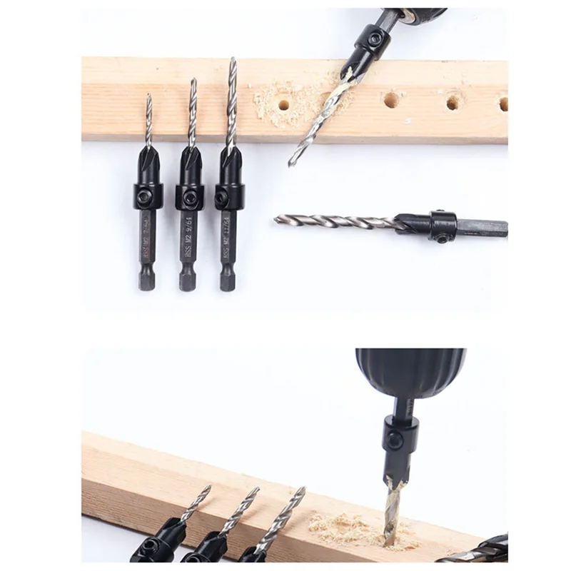 GTBL Countersink Woodworking Drill Hexagonal Handle Countersunk Screw Tap For Woodworking Drilling
GTBL Countersink Woodworking Drill Hexagonal Handle Countersunk Screw Tap For Woodworking Drilling