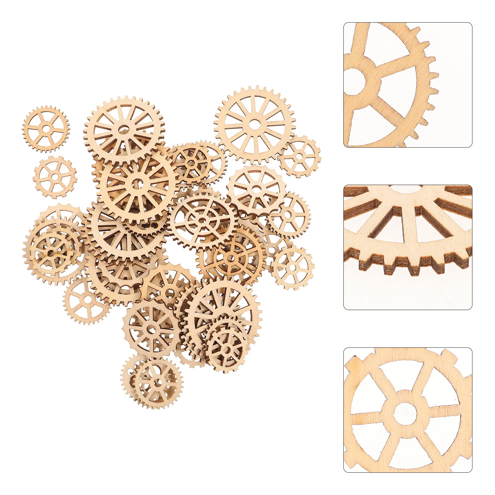 50 Pcs Wooden Gear Pendant Hanging Large Fabric Brooch Modern Wall Decor for Slices Accessories
50 Pcs Wooden Gear Pendant Hanging Large Fabric Brooch Modern Wall Decor for Slices Accessories