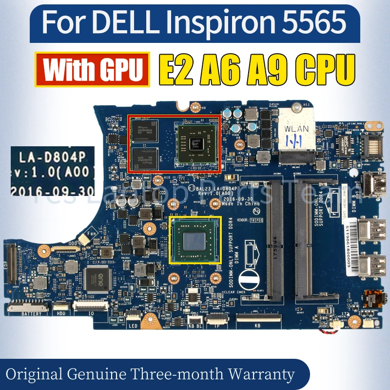 Справочная информация для DELL Inspiron 5565 материнская плата для ноутбука 2 A6 A9 с GPU 0NHPJD 0R586Y 0D8YN1 0K6473 100% протестированная материнская плата для ноутбука
Справочная информация для DELL Inspiron 5565 материнская плата для ноутбука 2 A6 A9 с GPU 0NHPJD 0R586Y 0D8YN1 0K6473 100% протестированная материнская плата для ноутбука