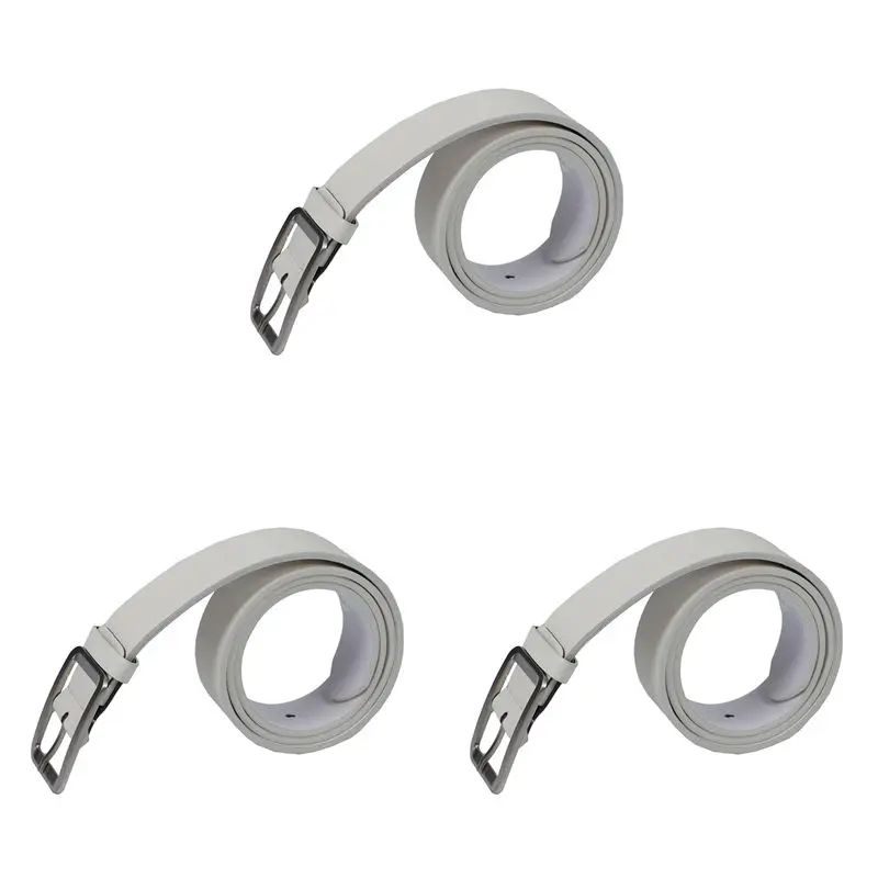 3X Men's Casual Waistband Belt Faux Leather Belt Buckle Waist Strap Belts White Multi-Purpose
3X Men's Casual Waistband Belt Faux Leather Belt Buckle Waist Strap Belts White Multi-Purpose