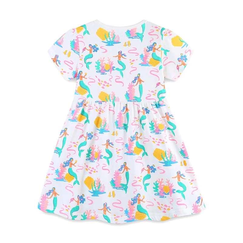 Jumping Meters Mermaid Summer Princess Girls Dresses Short Sleeve Cute Party Birthday Frocks Children's Costume Dress
Jumping Meters Mermaid Summer Princess Girls Dresses Short Sleeve Cute Party Birthday Frocks Children's Costume Dress
