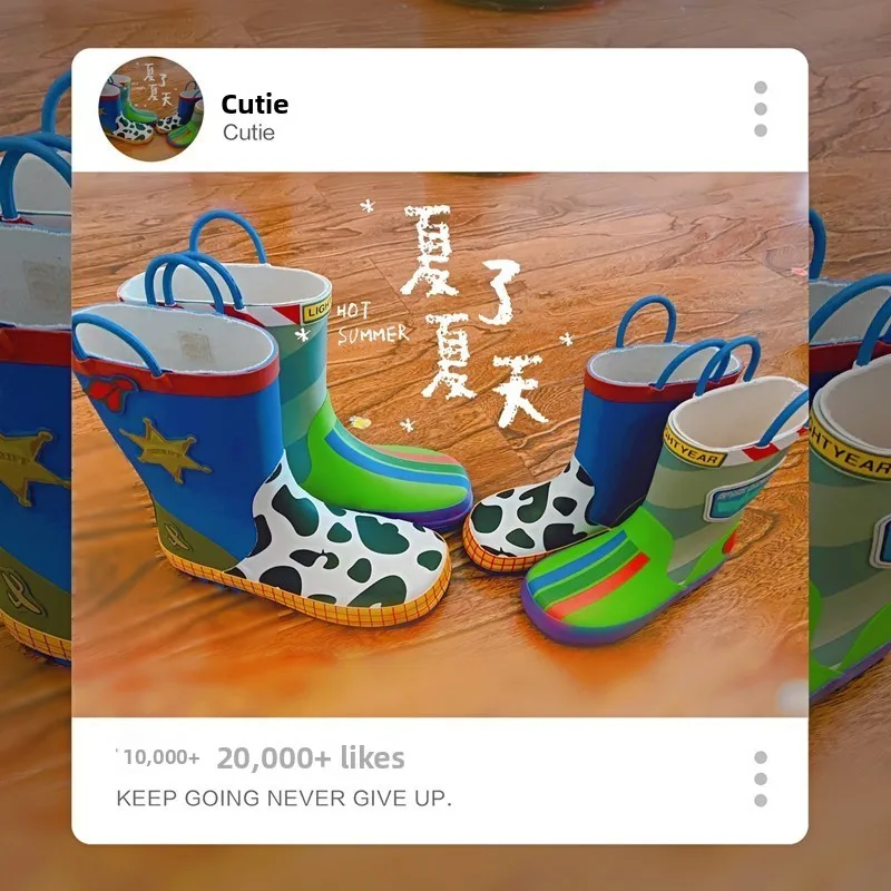 Женские резиновые сапоги от дождя с мультяшным дизайном, нескользящие, унисекс, детские ботинки для мальчиков, бренд MIELANAT, в стиле челси, летний сезон
Женские резиновые сапоги от дождя с мультяшным дизайном, нескользящие, унисекс, детские ботинки для мальчиков, бренд MIELANAT, в стиле челси, летний сезон