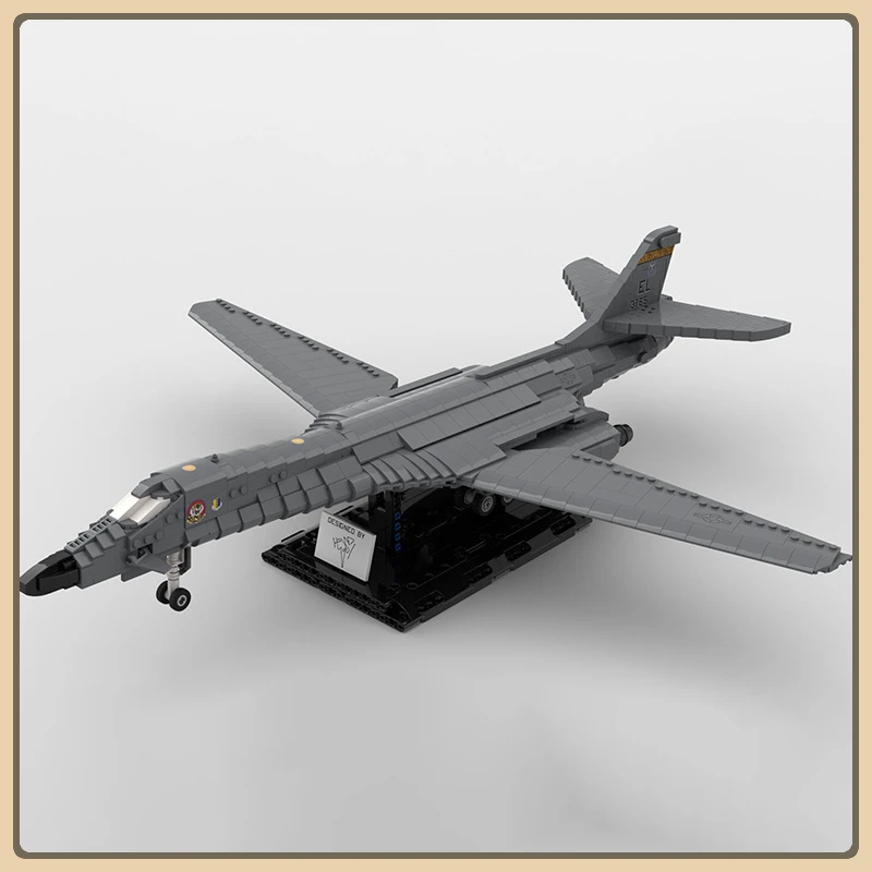 MOC- 141727 Строительные блоки B-1B Lancer, военная модель боевого самолета, мелкие частицы, головоломка «сделай сам», креативный подарок, набор строительных блоков
MOC- 141727 Строительные блоки B-1B Lancer, военная модель боевого самолета, мелкие частицы, головоломка «сделай сам», креативный подарок, набор строительных блоков