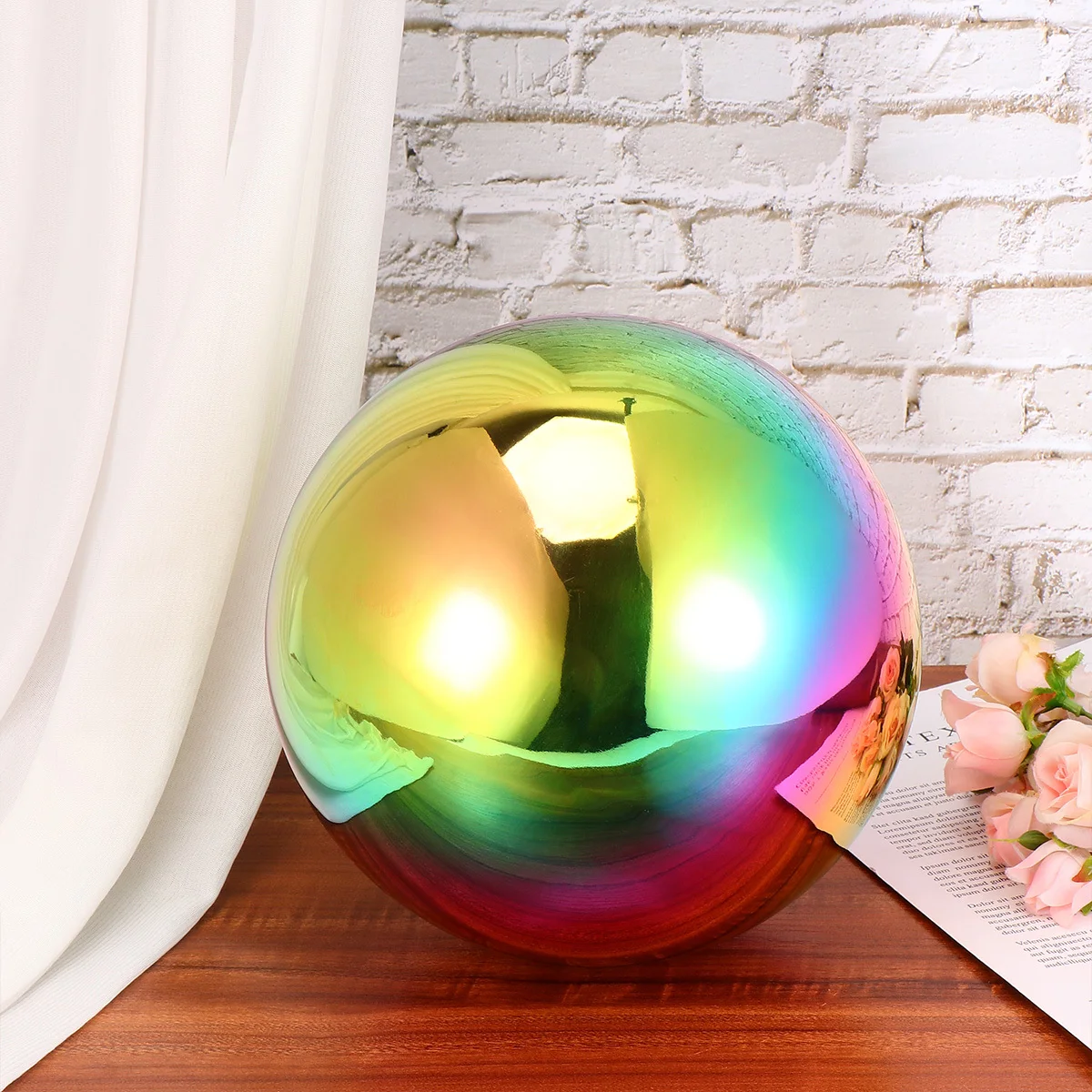 1Pcs Mirror Polished Stainless Steel Hollow Out Ball 200mm Colorful Round Metal Ball Multi-Purpose Home Decor Sphere
1Pcs Mirror Polished Stainless Steel Hollow Out Ball 200mm Colorful Round Metal Ball Multi-Purpose Home Decor Sphere
