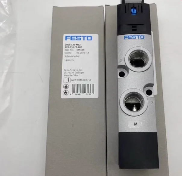 New original FESTO valve VUVS-L30-M52-AZD-G38-F8 VUVS-L30-M52-AZD-G38-F8-1C1 VUVS-L30-M52-AZD-G38-F8-1B2
New original FESTO valve VUVS-L30-M52-AZD-G38-F8 VUVS-L30-M52-AZD-G38-F8-1C1 VUVS-L30-M52-AZD-G38-F8-1B2