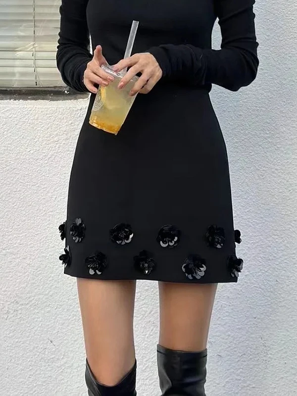 Юбка-карандаш с бисерным узором, высокой талией, пайетками и цветочным декором, облегающая, средней длины, для молодых женщин
Юбка-карандаш с бисерным узором, высокой талией, пайетками и цветочным декором, облегающая, средней длины, для молодых женщин