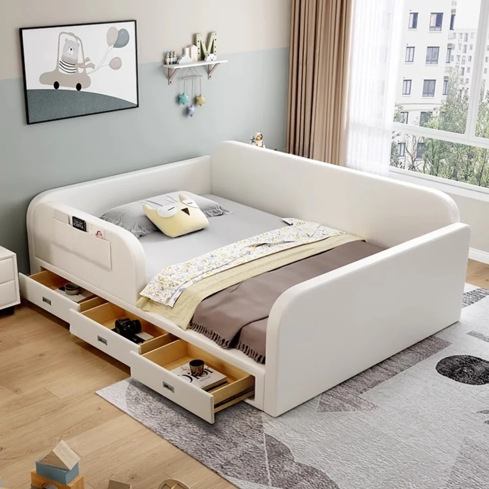 Bedroom Modern Bed Aesthetic Luxury Headboard Children Bed Storage 180x200 Cama De Lujo Para Dormitorio Home Accessories
Bedroom Modern Bed Aesthetic Luxury Headboard Children Bed Storage 180x200 Cama De Lujo Para Dormitorio Home Accessories