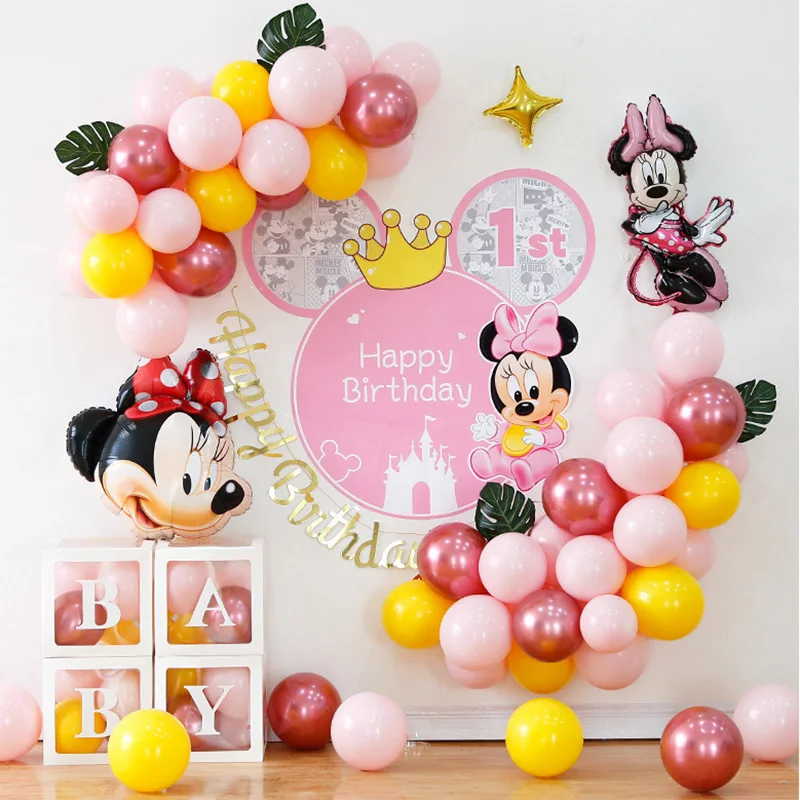 Disney Minnie Mouse Girls Favors Party Supplies Disposable Tableware Paper Plate Napkin Tablecloth Gender Reveal Birthday Decor
Disney Minnie Mouse Girls Favors Party Supplies Disposable Tableware Paper Plate Napkin Tablecloth Gender Reveal Birthday Decor