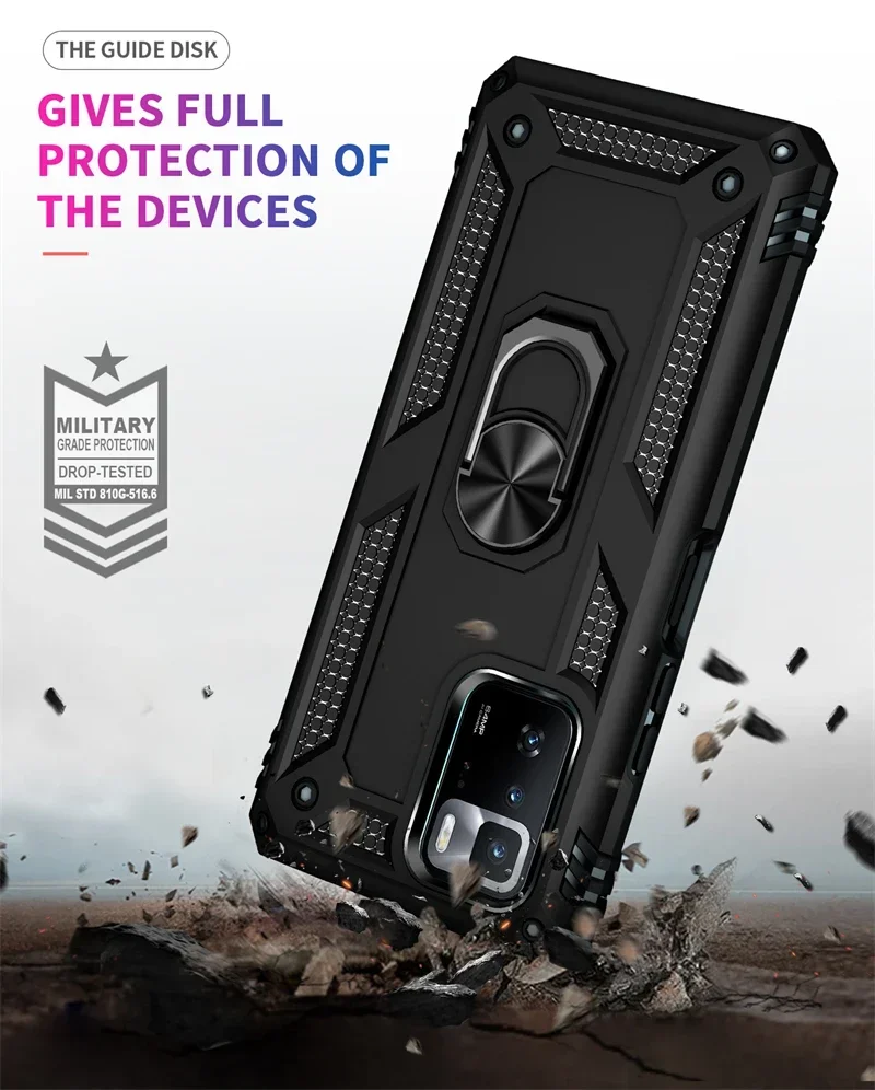 For Xiaomi POCO F2 M3 M4 PRO 5G Case Shockproof Armor Car Magnetic Ring Stand Holder Phone Case for Poco X2 X3 GT F3 Back Cover
For Xiaomi POCO F2 M3 M4 PRO 5G Case Shockproof Armor Car Magnetic Ring Stand Holder Phone Case for Poco X2 X3 GT F3 Back Cover