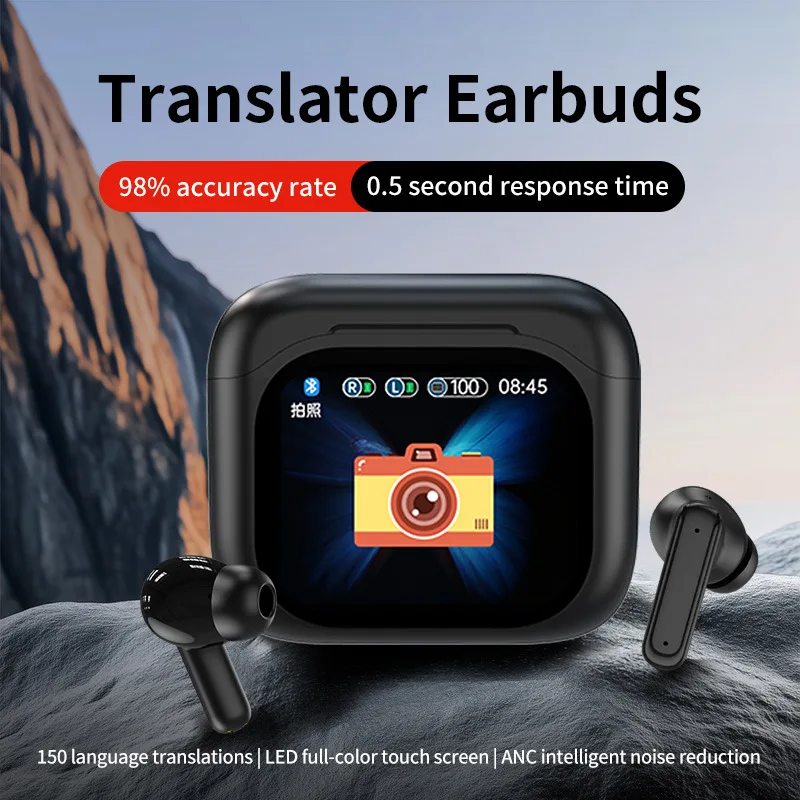 New BY16 Smart Bluetooth Headset Translator Simultaneous Interpretation Bluetooth Calling Music Translation Earphones
New BY16 Smart Bluetooth Headset Translator Simultaneous Interpretation Bluetooth Calling Music Translation Earphones