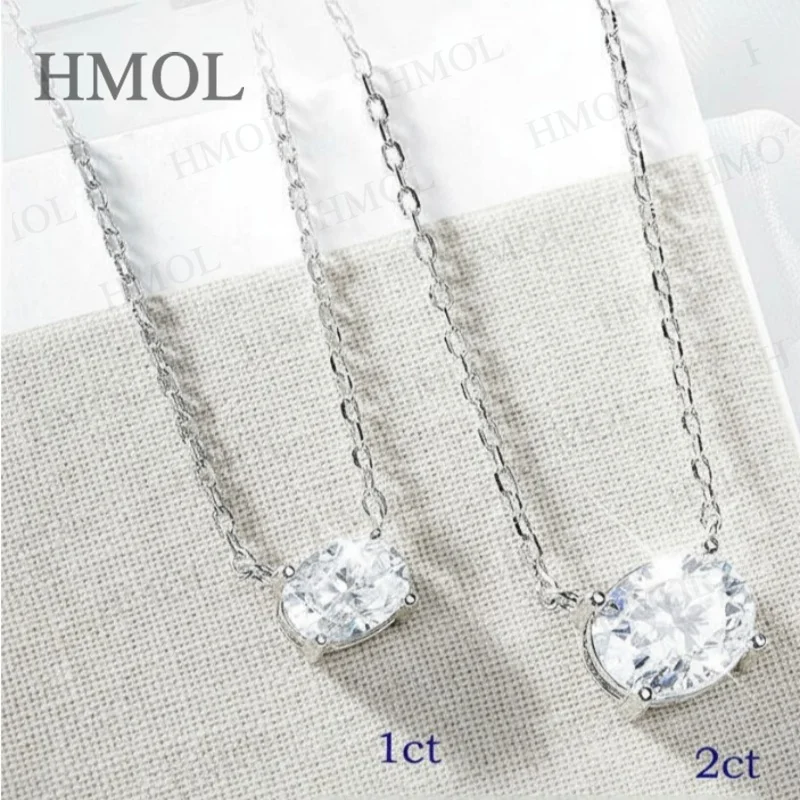 Oval Shape Necklace 925 Sterling Silver 1CT-3CT VVS1 Exquisite Moissanite Women's Exclusive Suitable as an Anniversary Gift
Oval Shape Necklace 925 Sterling Silver 1CT-3CT VVS1 Exquisite Moissanite Women's Exclusive Suitable as an Anniversary Gift