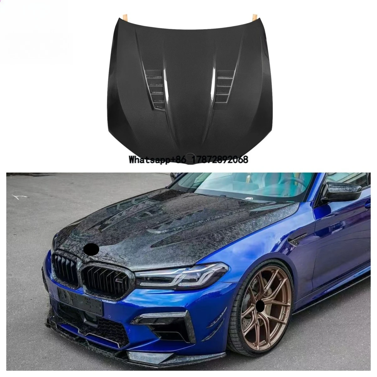 Hight Quality V Style Carbon Fiber Engine Hood Lid for 5 Series G30 G38 F90 M5 Carbon Fiber Engine Bonnet Cover Body Kit
Hight Quality V Style Carbon Fiber Engine Hood Lid for 5 Series G30 G38 F90 M5 Carbon Fiber Engine Bonnet Cover Body Kit