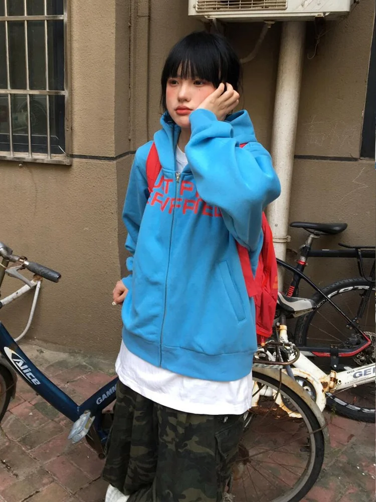 American Sle Streetwear Hoodie Jaet Women's Early Spring Oversize Loose Fitted Dopane Top Couple Open Cardigan
American Sle Streetwear Hoodie Jaet Women's Early Spring Oversize Loose Fitted Dopane Top Couple Open Cardigan